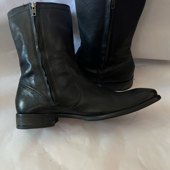 Cole Haan Black Leather Men's Boots Size 11.5 - Picture 2 of 13